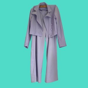 NASTY GAL 2 piece lavender suit. Size 6